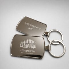 Жетоны для ключей базы отдыха «Илоранта», гравировка логотиа и надписей